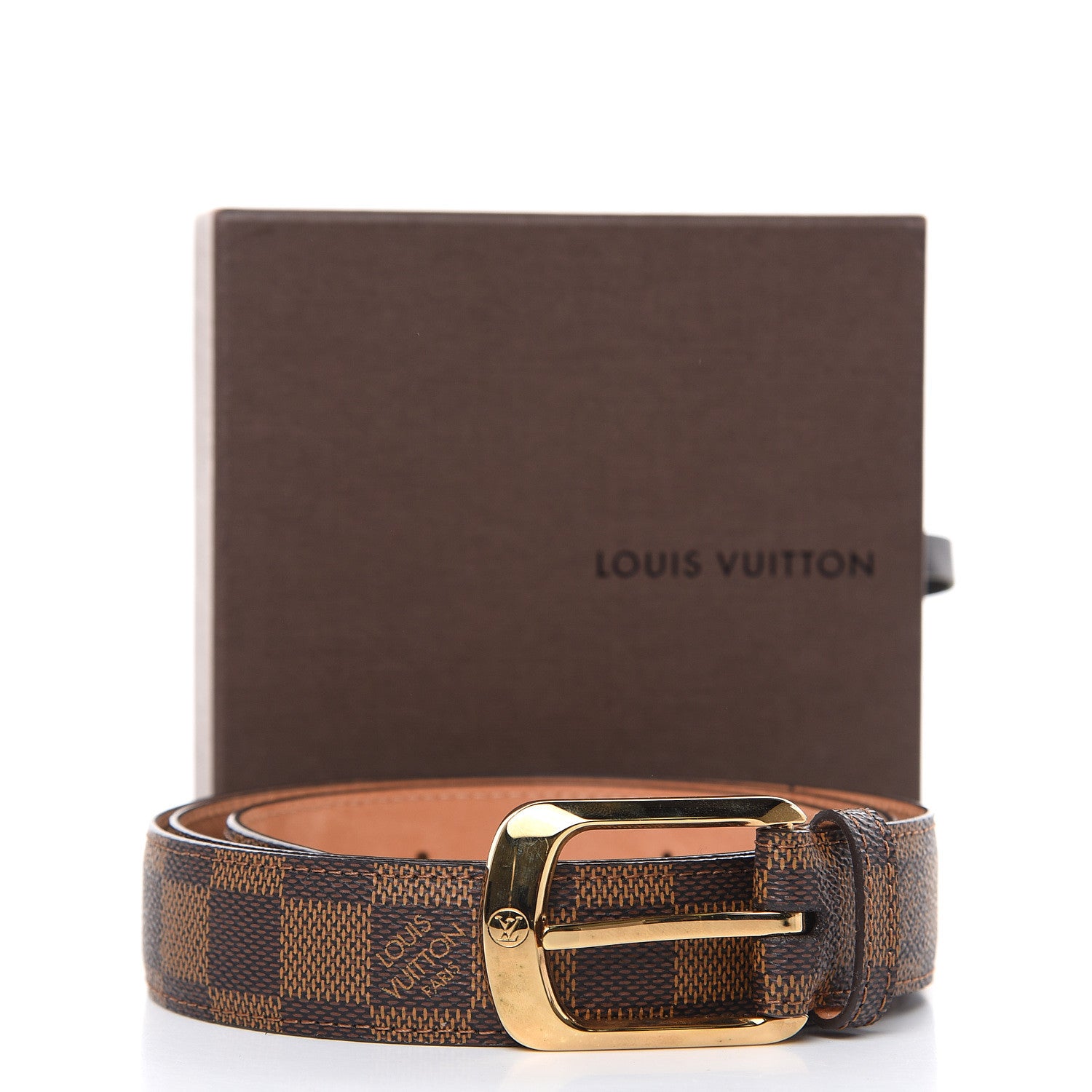 Louis Vuitton Damier Ebene Ellipse Belt 100 40 8 of 8