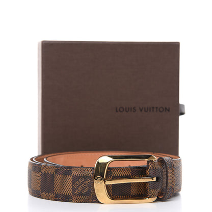 Louis Vuitton Damier Ebene Ellipse Belt 100 40 8 of 8