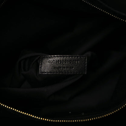 Saint Laurent Lambskin Quilted Maxi Icare Shopping Tote Black 9 of 10