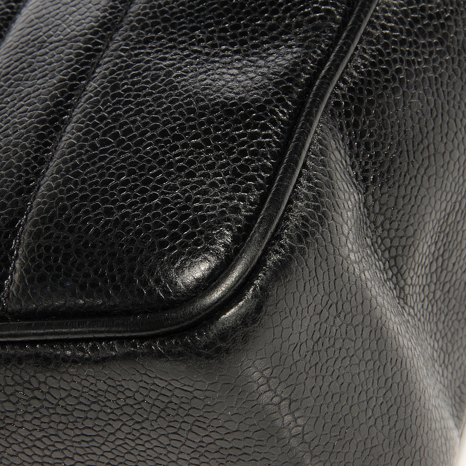 Chanel Caviar Vertical Quilt Jumbo Flap Black 9 of 9
