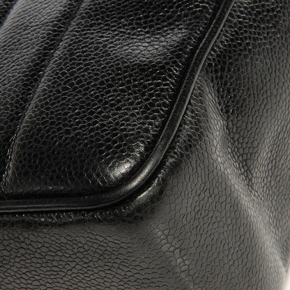 Chanel Caviar Vertical Quilt Jumbo Flap Black 9 of 9