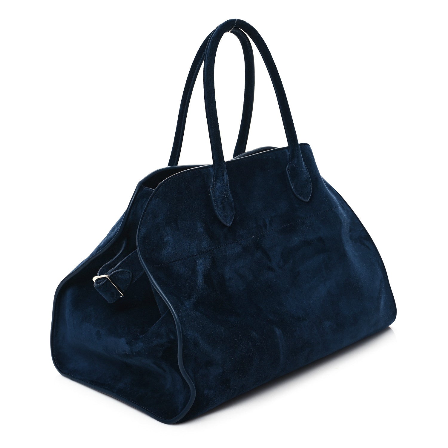 The Row Suede Soft Margaux 15 Navy 3 of 9