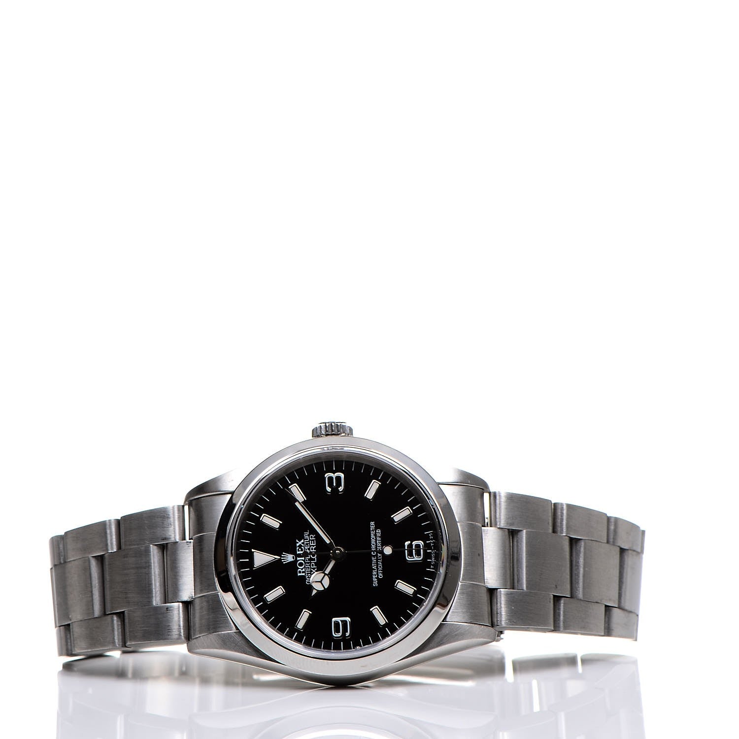 Rolex Stainless Steel 36mm Oyster Perpetual Explorer Watch Black 14270 3 of 6