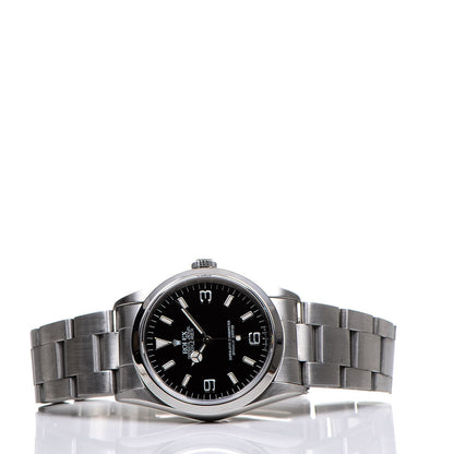 Rolex Stainless Steel 36mm Oyster Perpetual Explorer Watch Black 14270 3 of 6