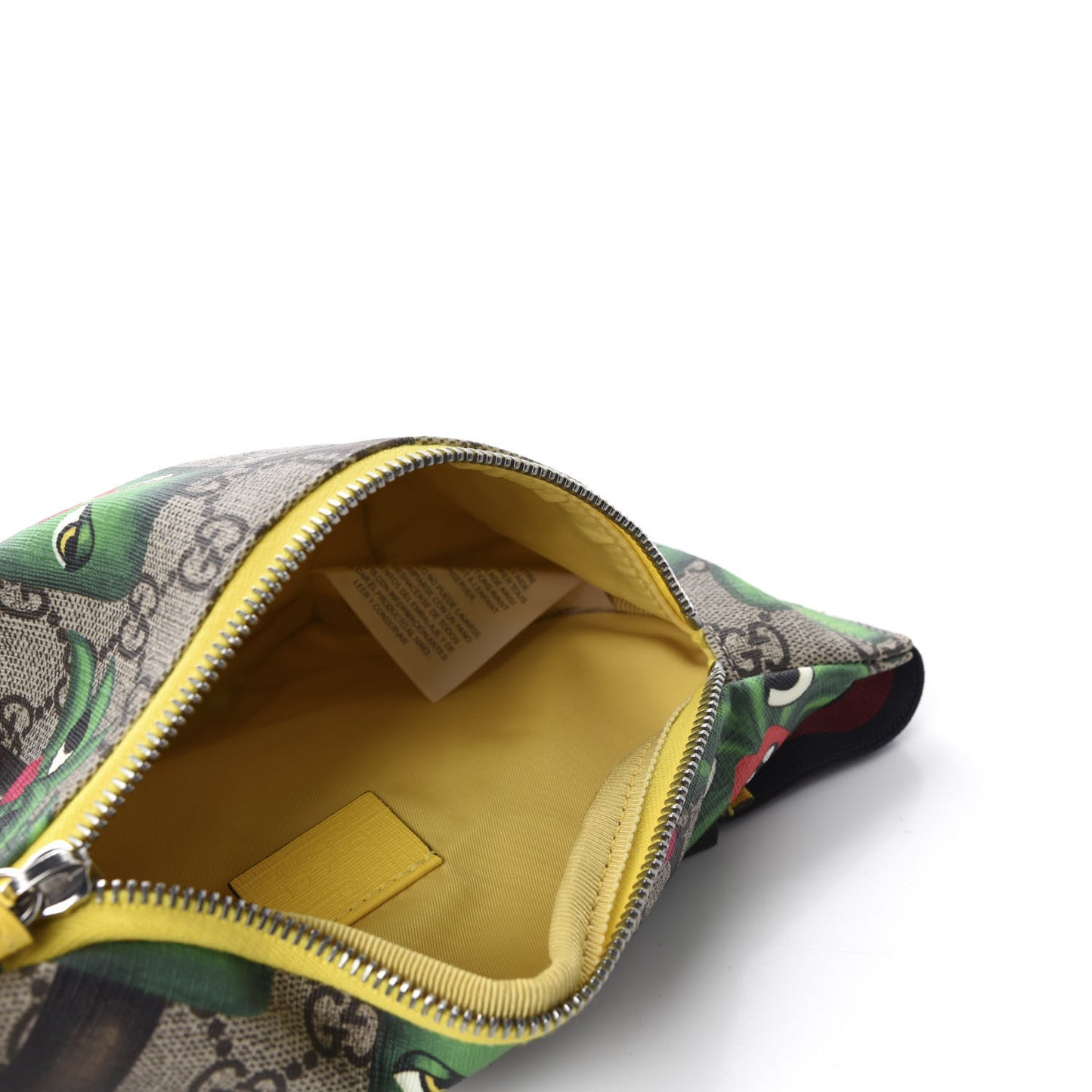 GG Supreme Monogram Smiling Plants Childrens Belt Bag Multicolor