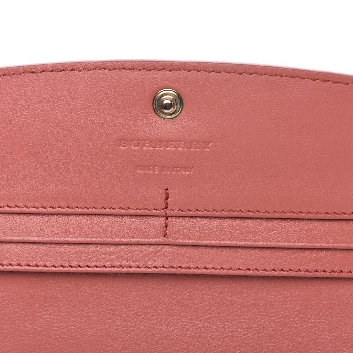 Calfskin Horseferry Check Porter Continental Wallet Coral Pink