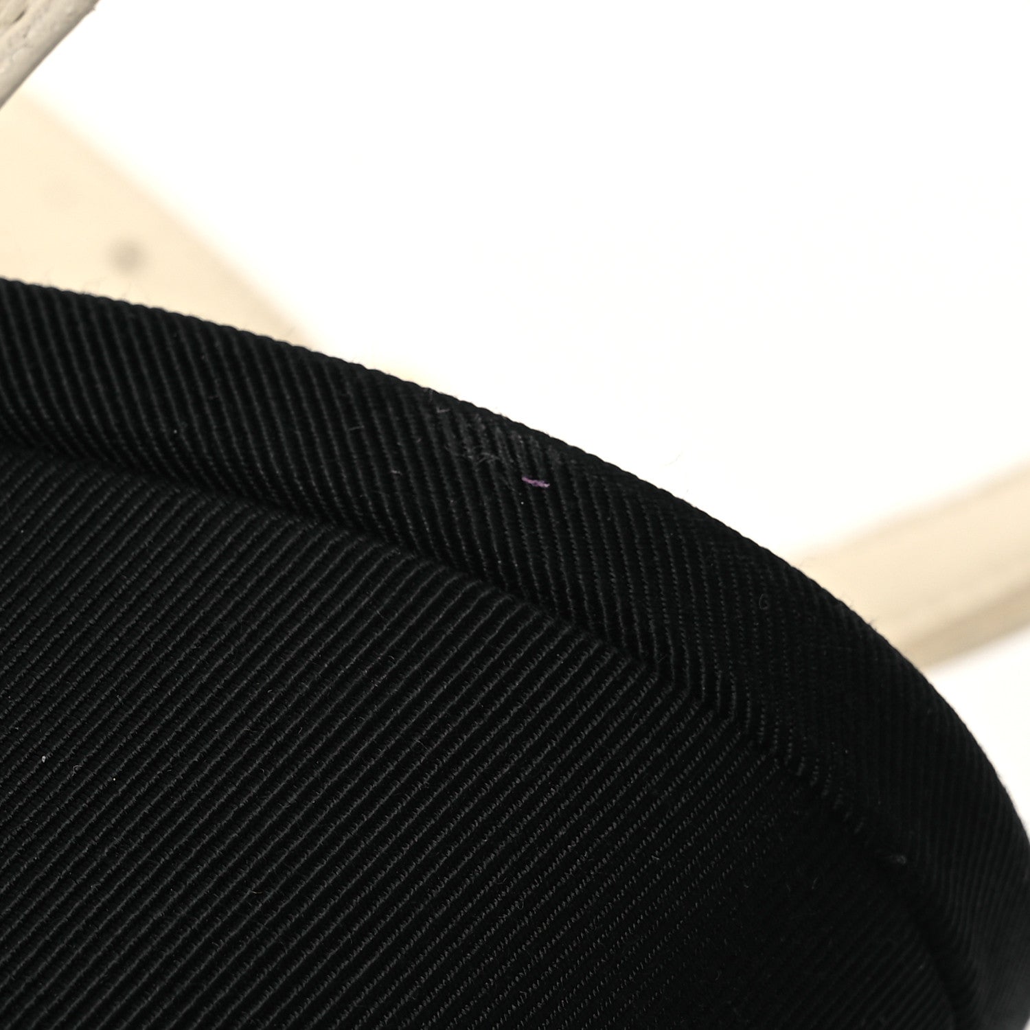 Chanel Lambskin Grosgrain Pearl CC Cap Toe Slingback Sandals 36 Ivory Black 10 of 12