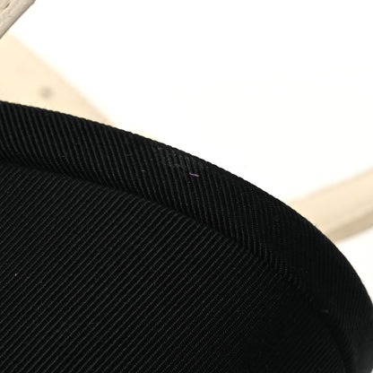 Chanel Lambskin Grosgrain Pearl CC Cap Toe Slingback Sandals 36 Ivory Black 10 of 12