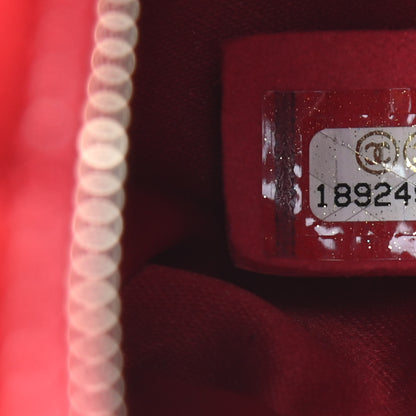 Chanel Lambskin Quilted Small Hobo Red 6 of 9