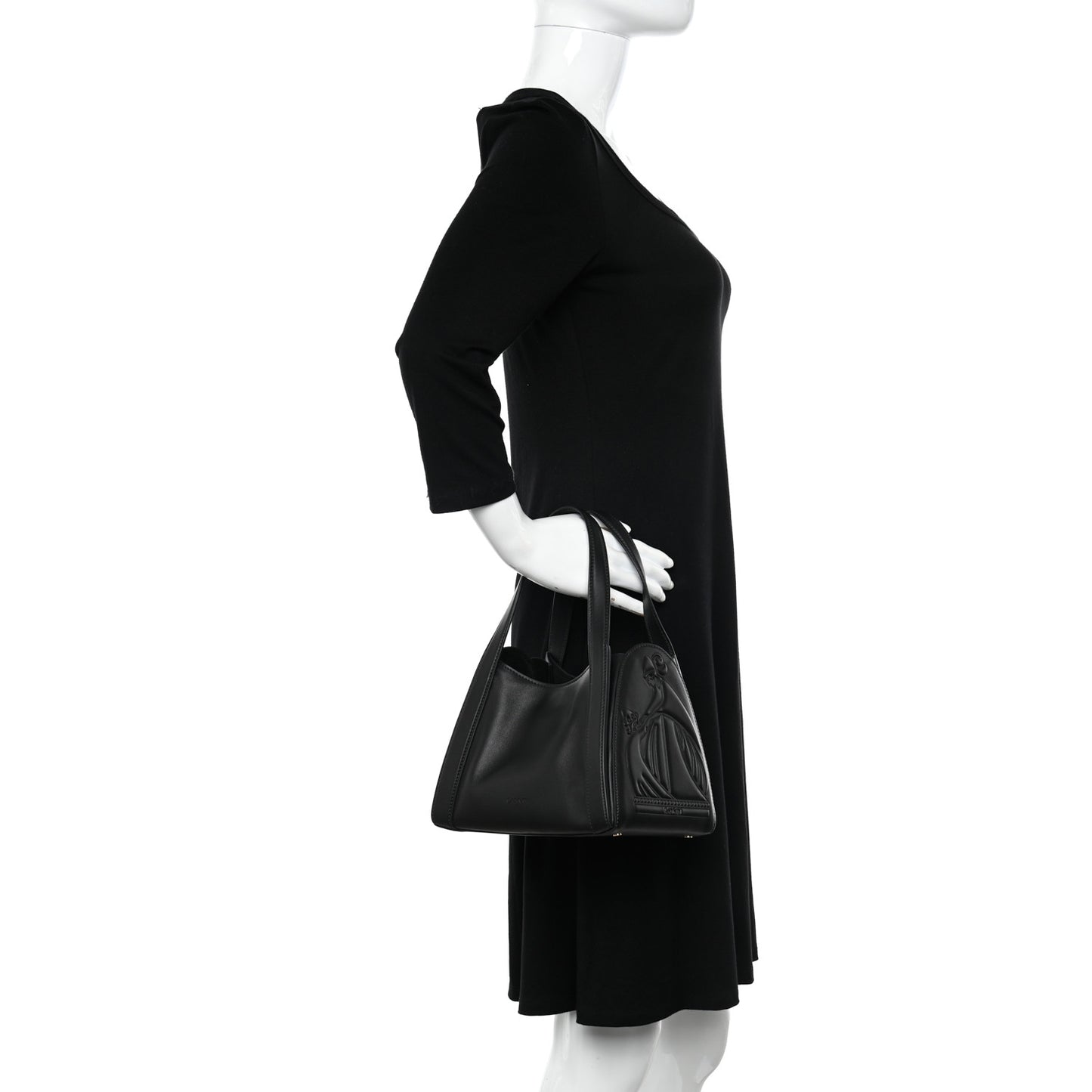 Smooth Calfskin Mini Tote Black