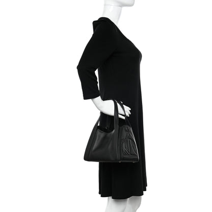 Lanvin Smooth Calfskin Mini Tote Black 2 of 9
