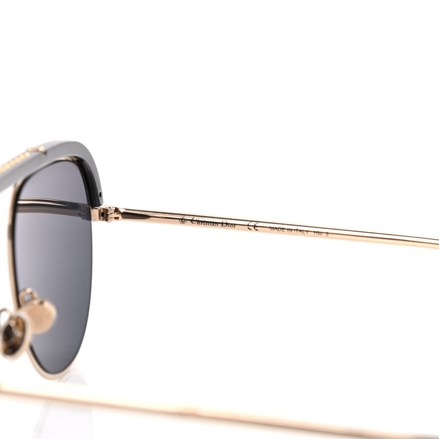 Christian Dior Desertic Aviator Sunglasses Gold 5 of 7