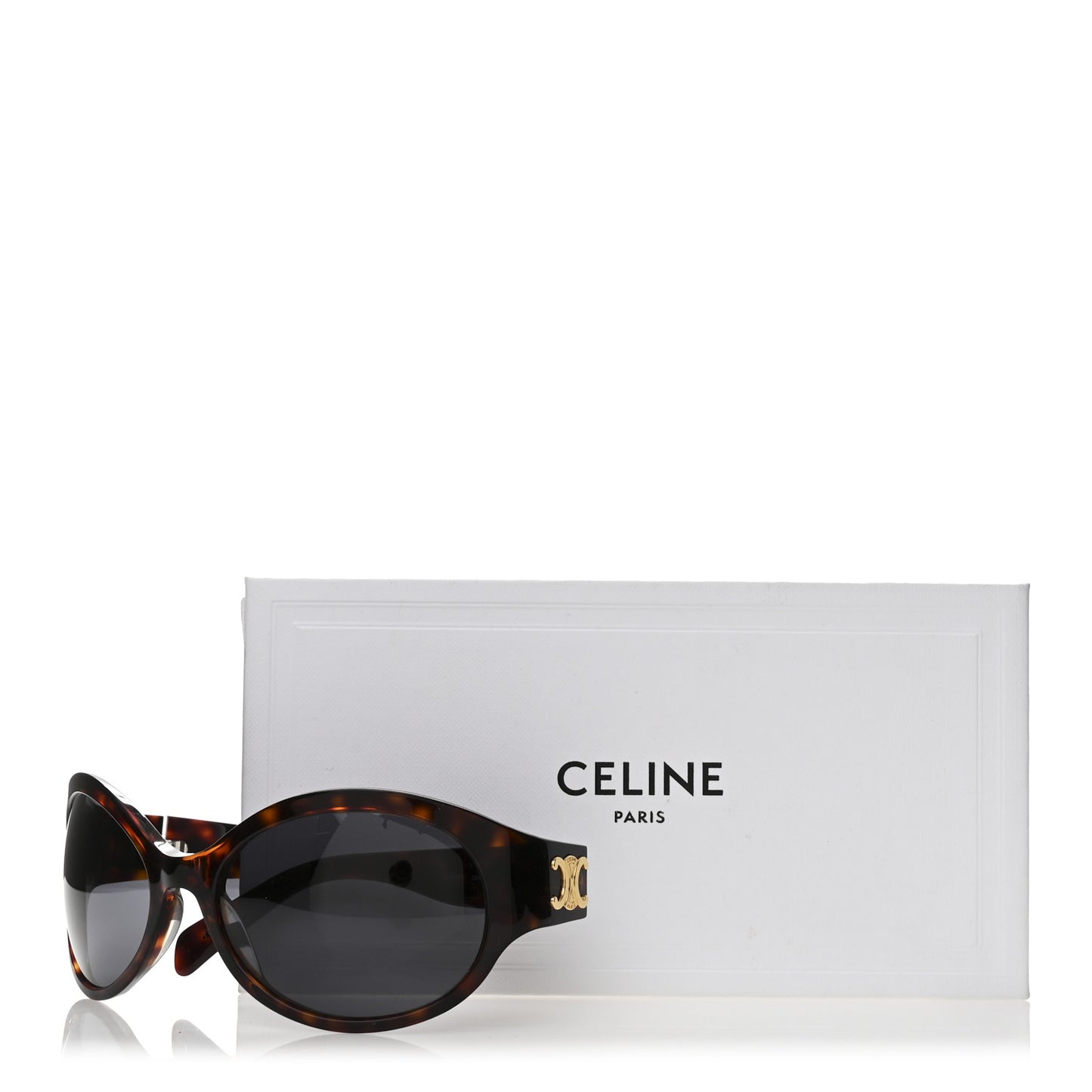 Acetate Round Sunglasses CL40271I Havana