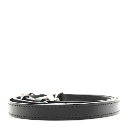 Louis Vuitton Calfskin 16mm Adjustable Shoulder Strap Black 2 of 4