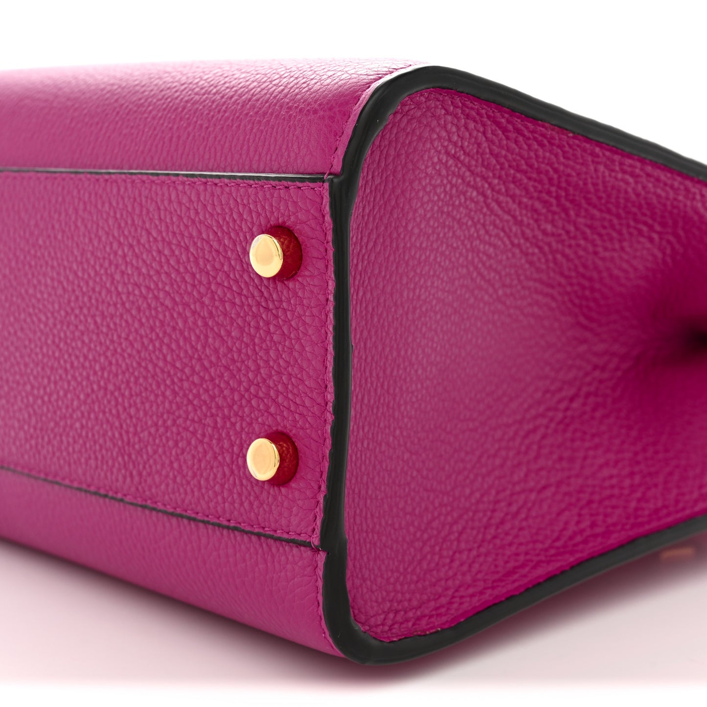 Grainy Calfskin Virtus Top Handle Tote Pink Light Pink