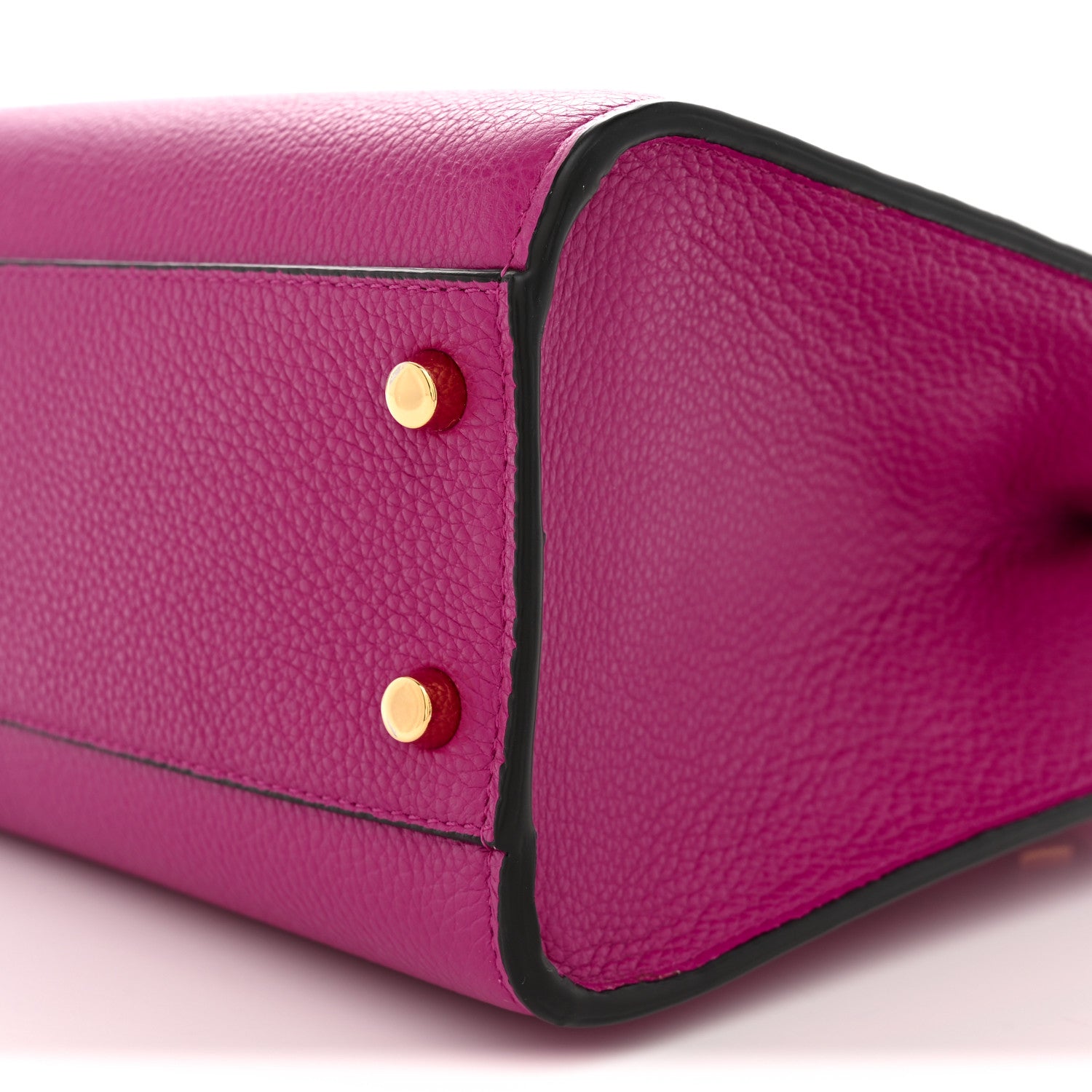 Versace Grainy Calfskin Virtus Top Handle Tote Pink Light Pink 9 of 10