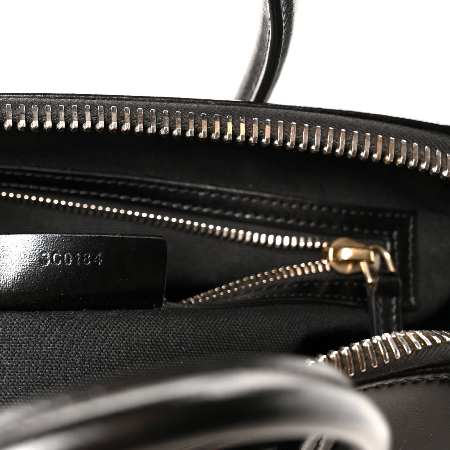 Shiny Lord Calfskin Medium Antigona Black