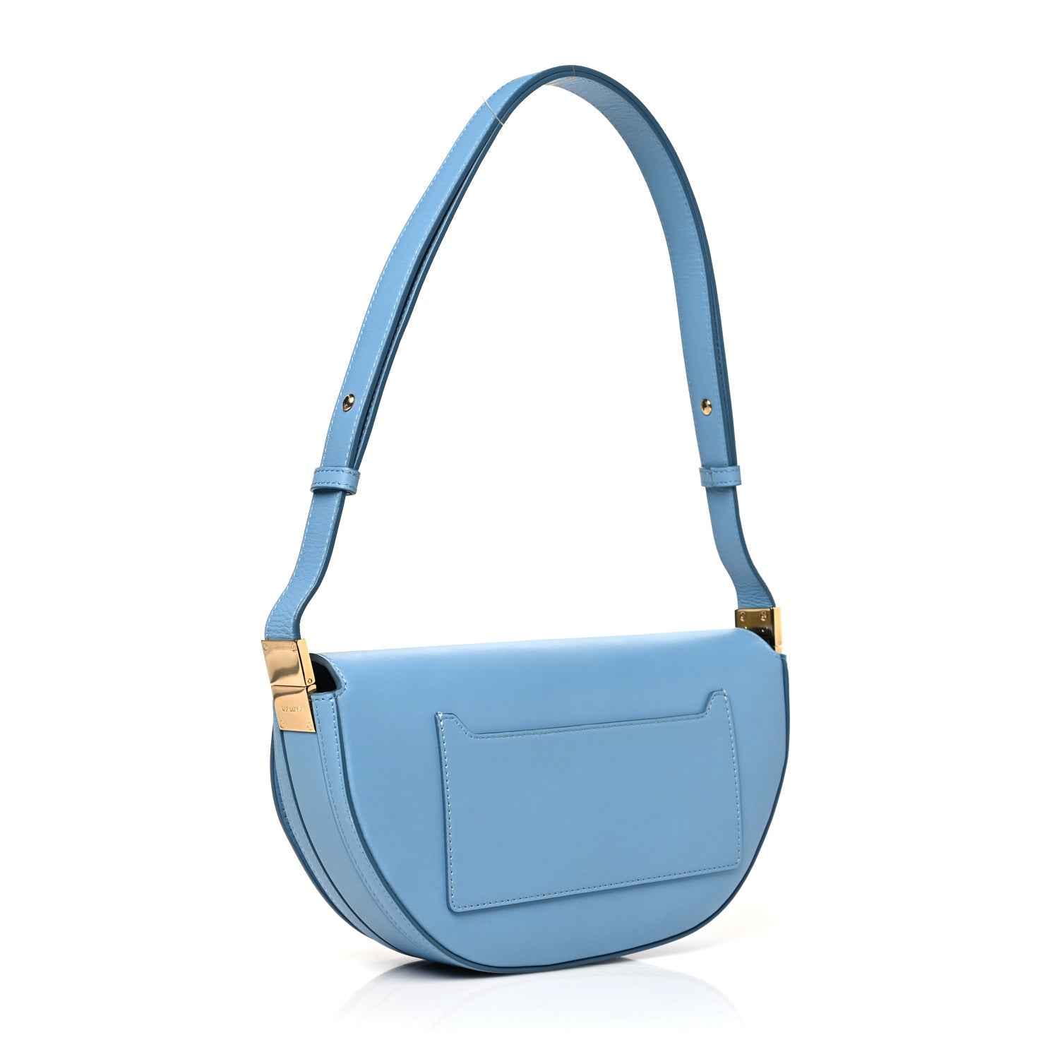 Burberry Calfskin Small Olympia Shoulder Bag Blue 2 of 8