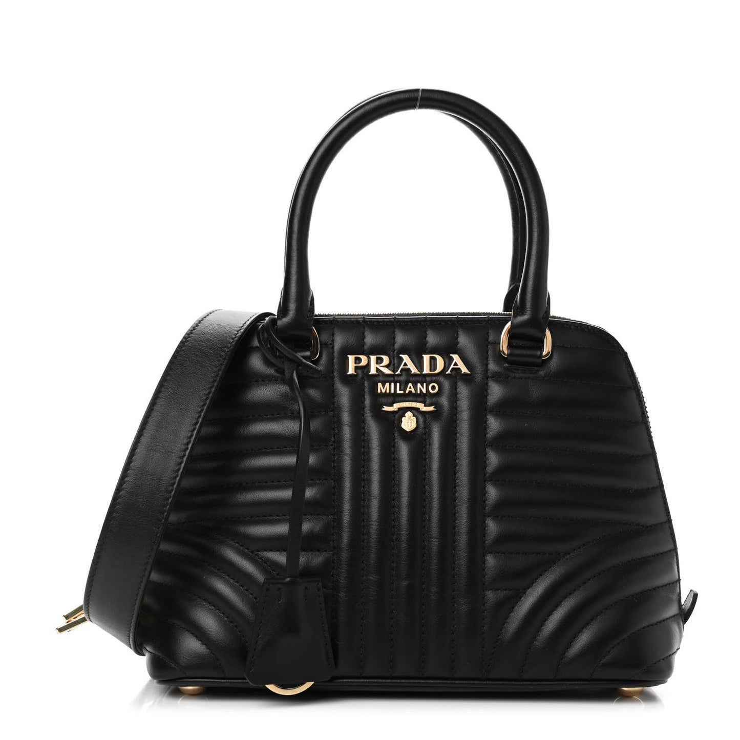 Soft Calfskin Impunture Diagramme Promenade Tote Black