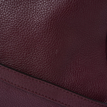 Gucci Pebbled Calfskin Large Bamboo Shopper Tote Burgundy 15 of 15