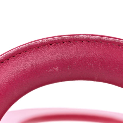 Christian Dior Lambskin Cannage Mini Lady Dior Fuchsia 15 of 15