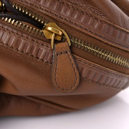 Bottega Veneta Nappa Intrecciato Accordion Satchel Noce 10 of 15