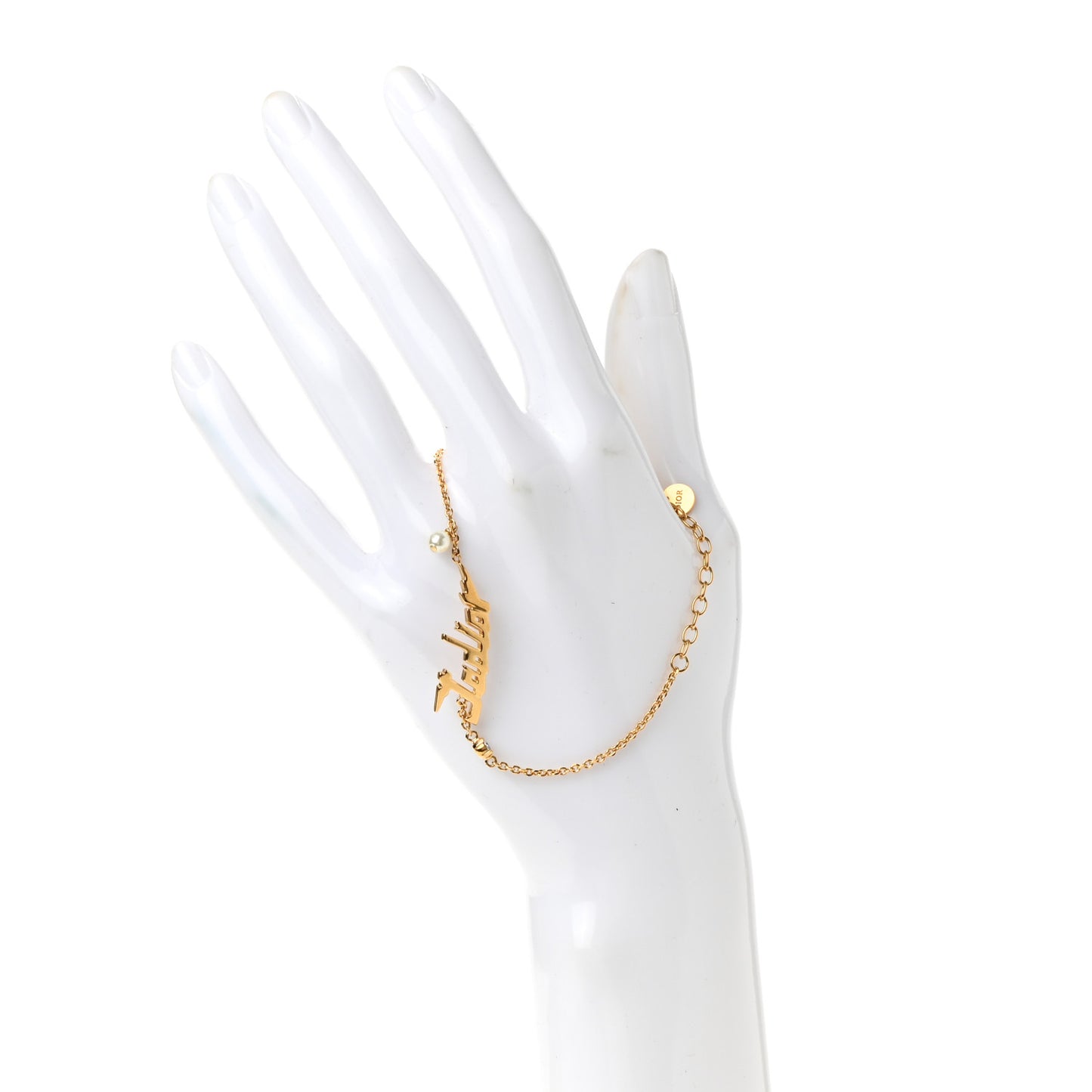 Metal J'Adior Chain Bracelet Gold