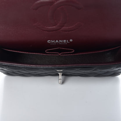 Chanel Lambskin Quilted Medium Double Flap Black 5 of 10