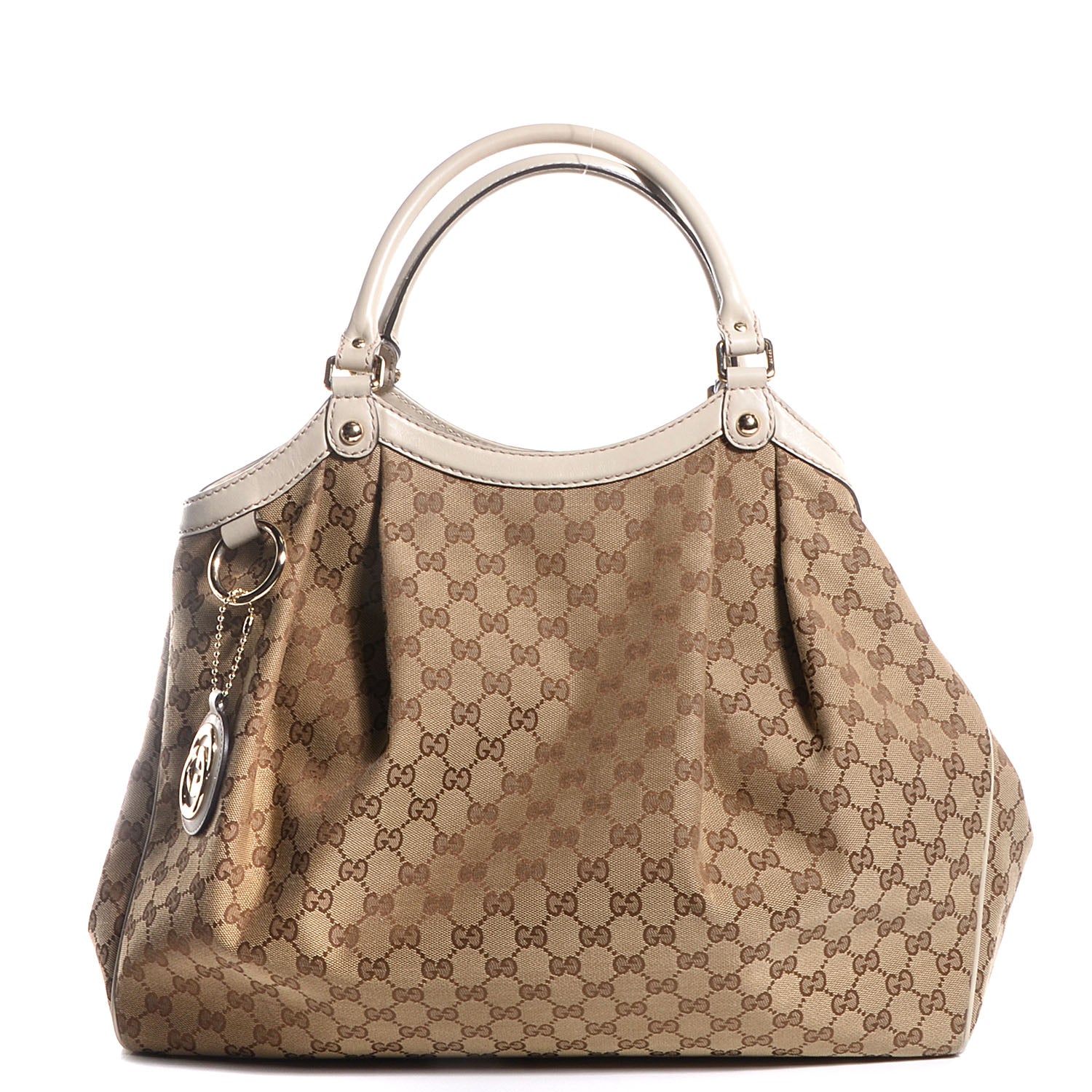 Gucci Monogram Large Sukey Tote Off White 1 of 8