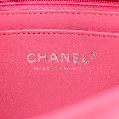 Chanel Lambskin Quilted Mini Rectangular Flap Pink 6 of 10