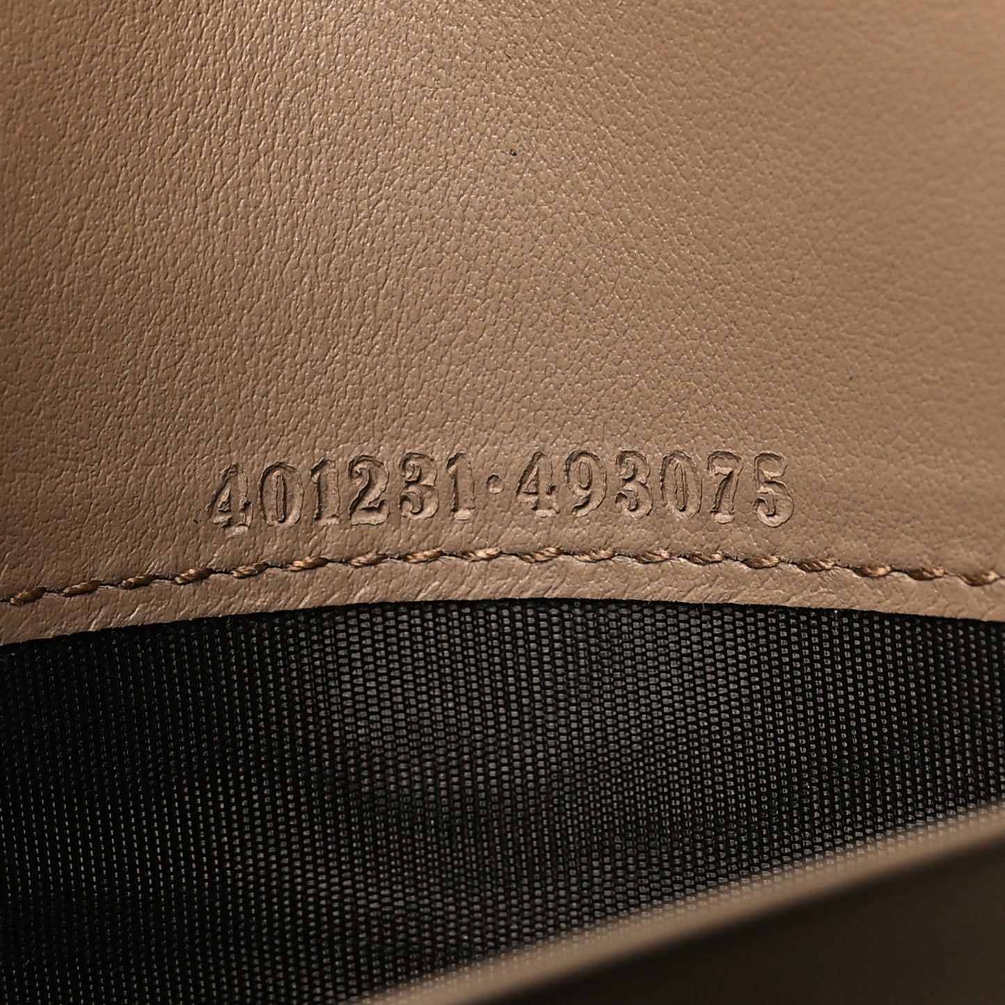 GG Supreme Monogram Mini Dionysus Chain Wallet Beige Taupe