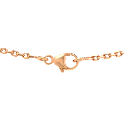 Hermes Rose Gold Plated Medor Pendant Necklace Blanc 5 of 7