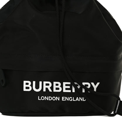Burberry Econyl Logo Print Drawcord Pouch Black 7 of 11