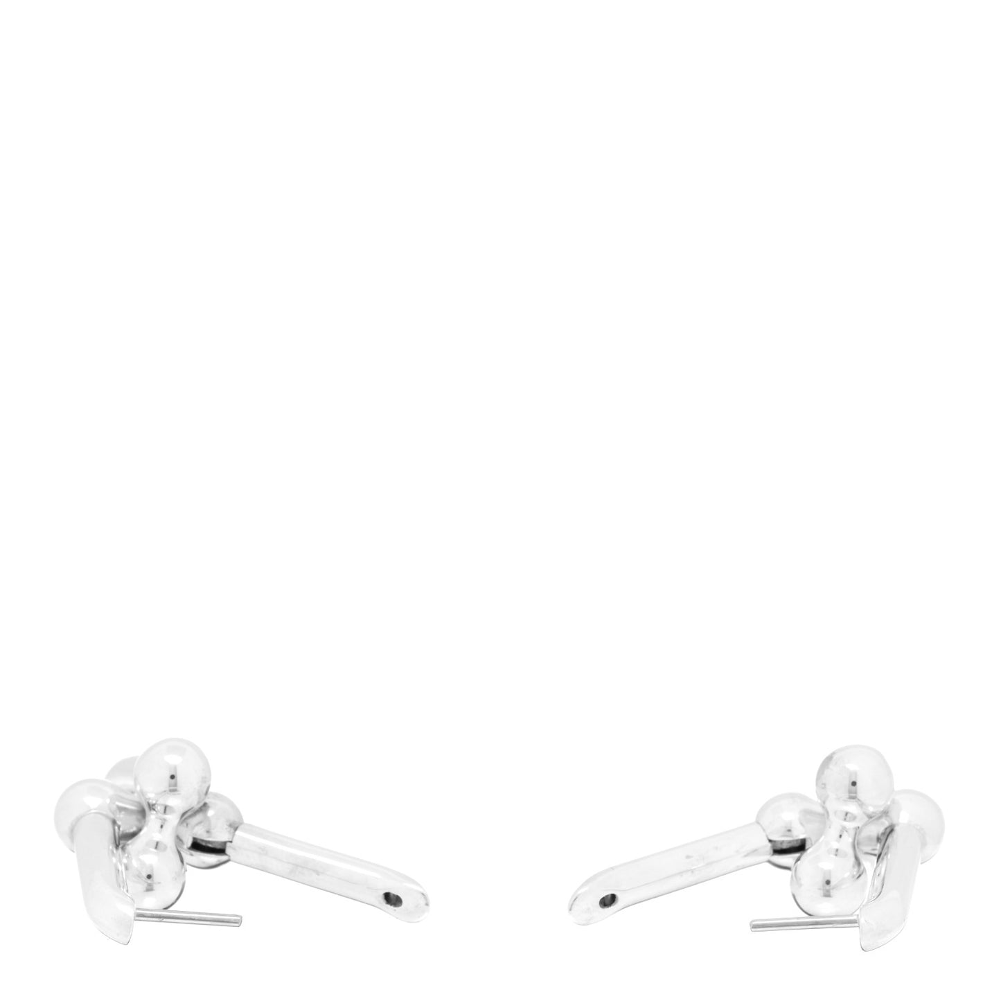 Sterling Silver Large HardWear Link Earrings