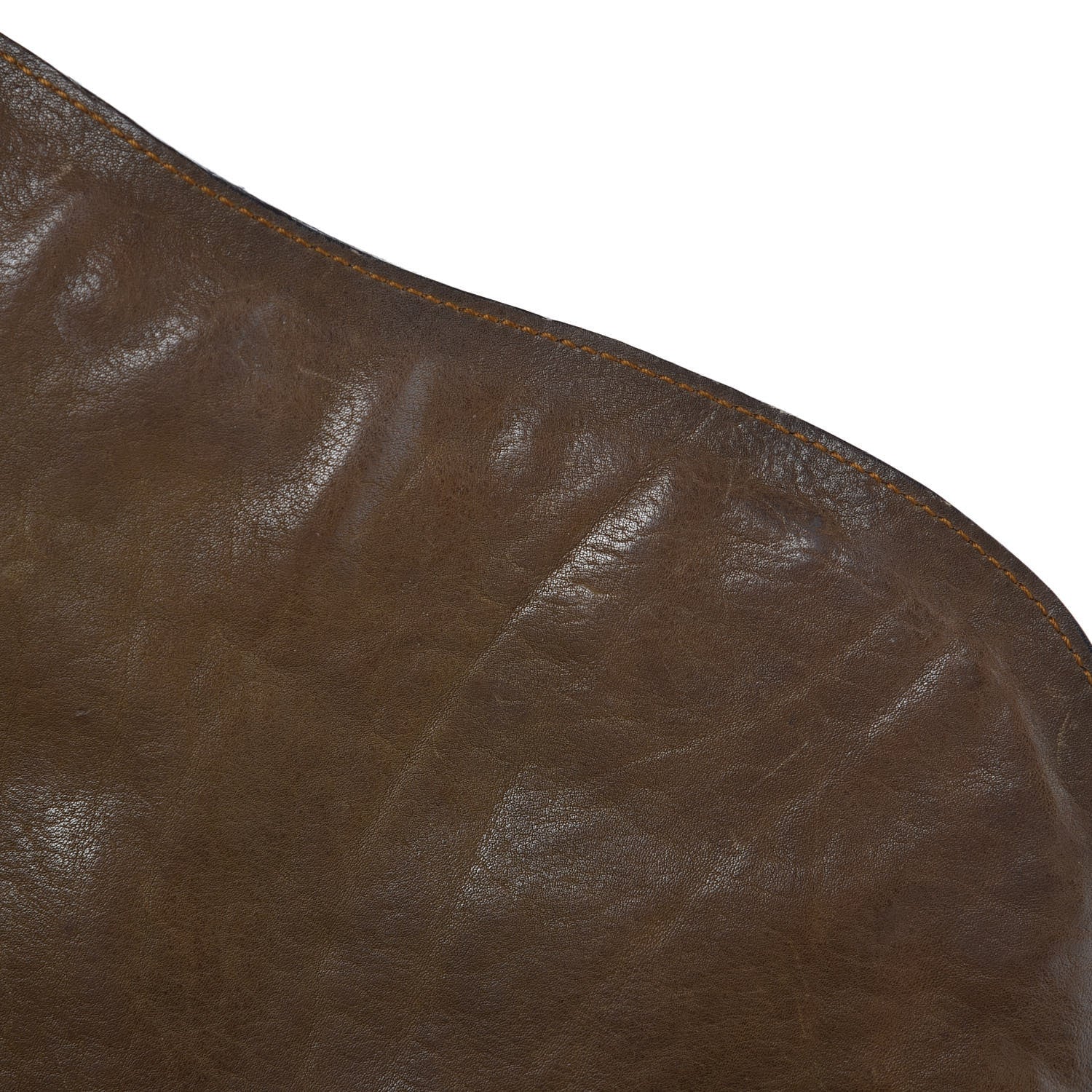 Christian Dior Calfskin Medium Gaucho Double Saddle Bag Green 9 of 16