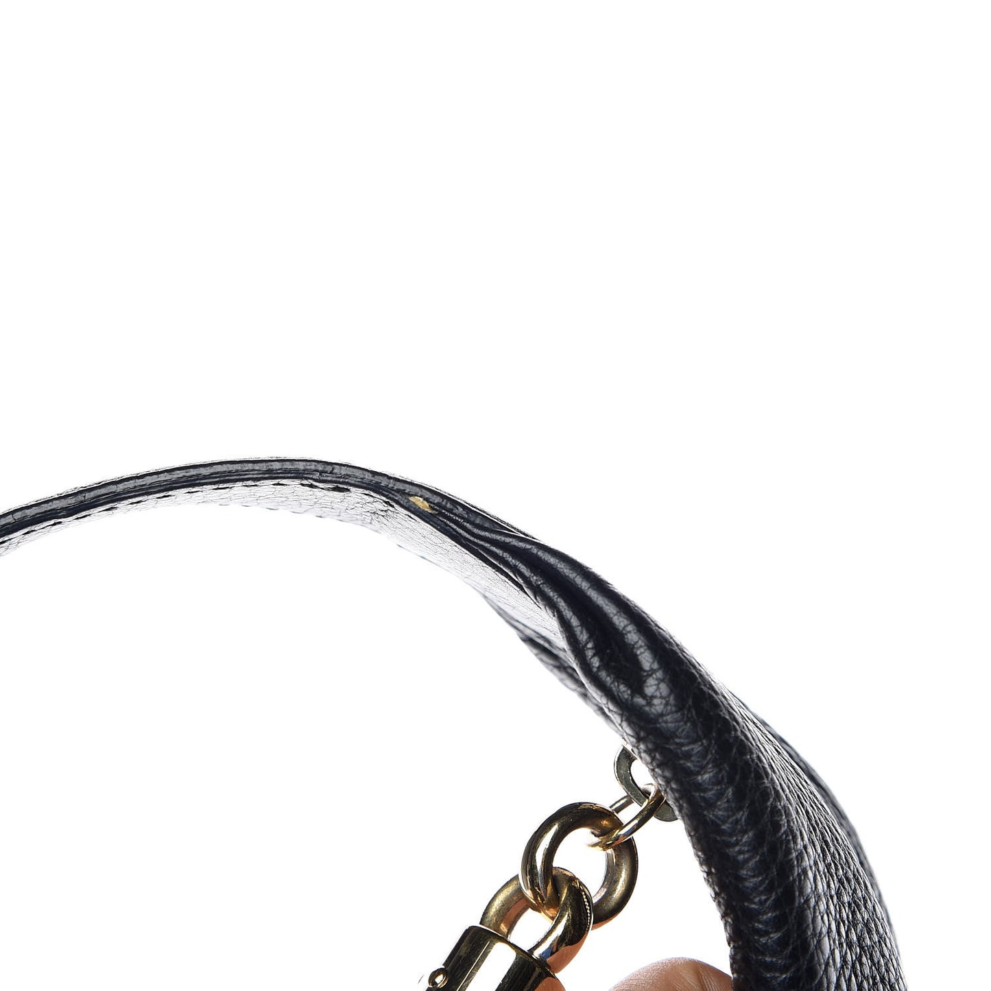 Pebbled Calfskin Soho Hobo Black