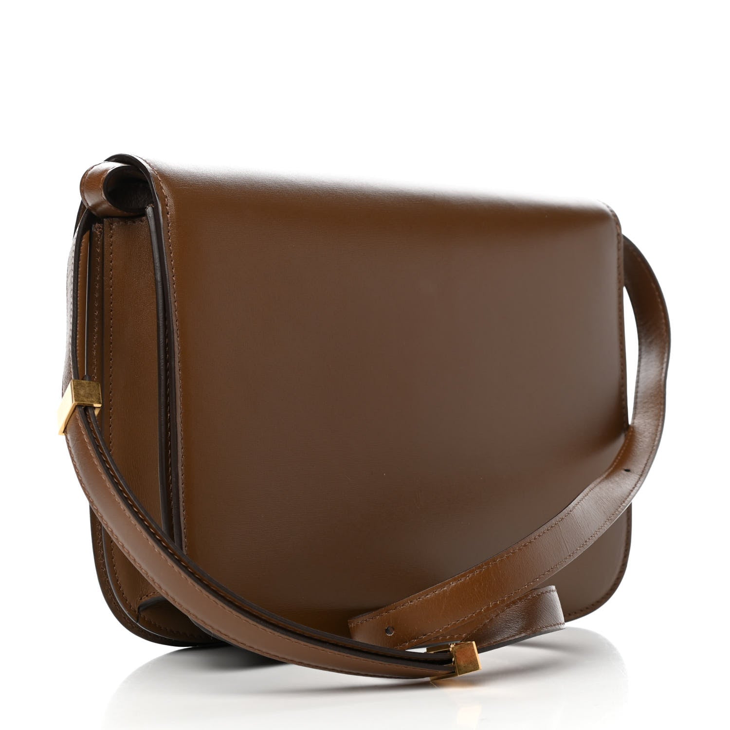 Celine Box Calfskin Medium Classic Box Flap Bag Camel 3 of 11