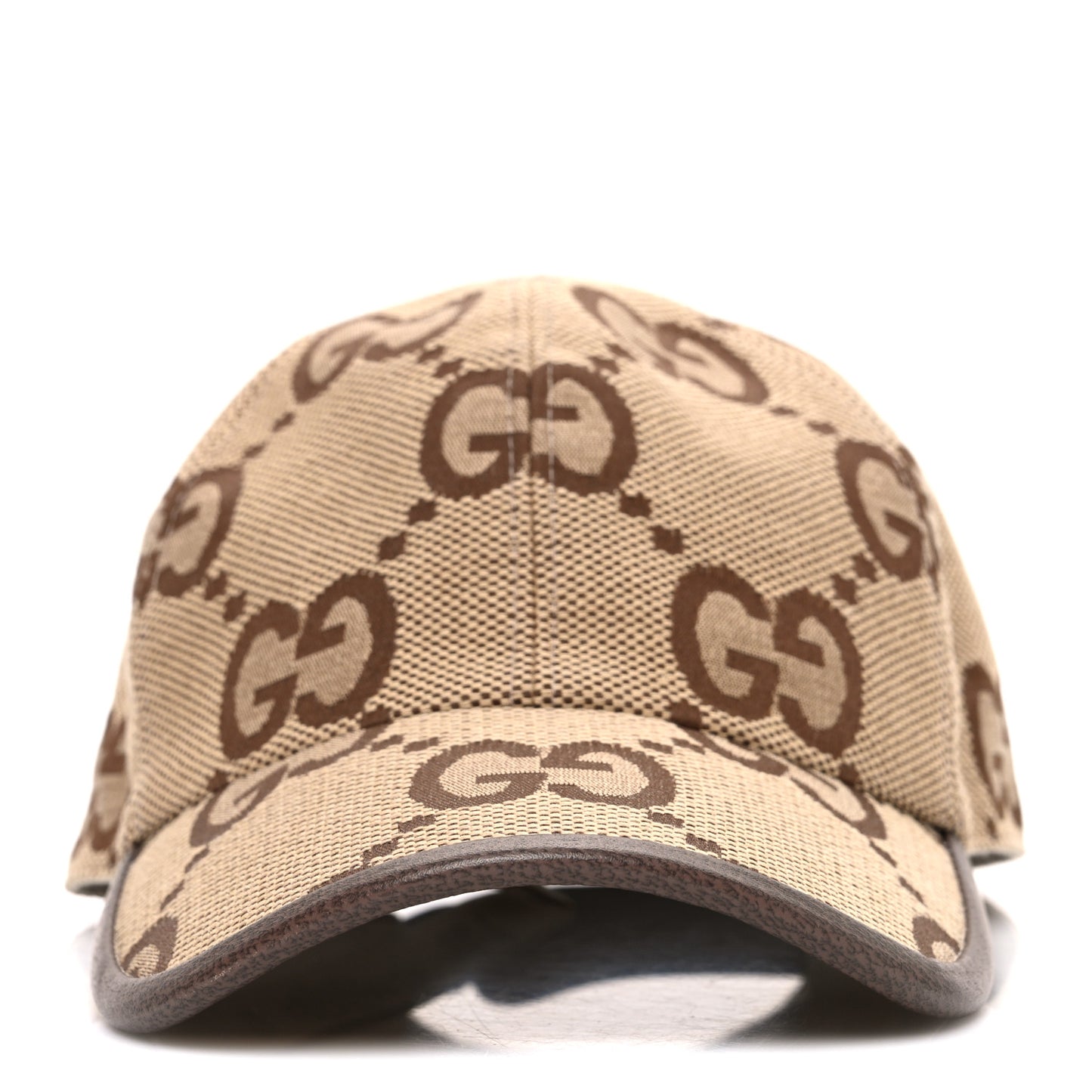 Monogram Jumbo GG Baseball Hat M 57 Camel Ebony