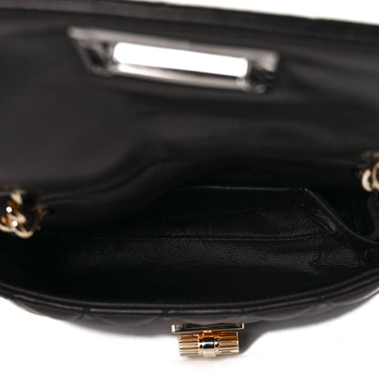 Lanvin Lambskin Quilted Mini Happy Pop Crossbody Black 4 of 8