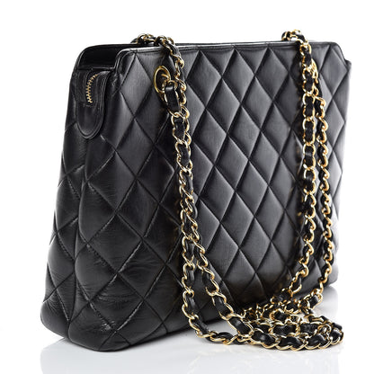 Chanel Lambskin Quilted Shoulder Bag Black 3 of 11