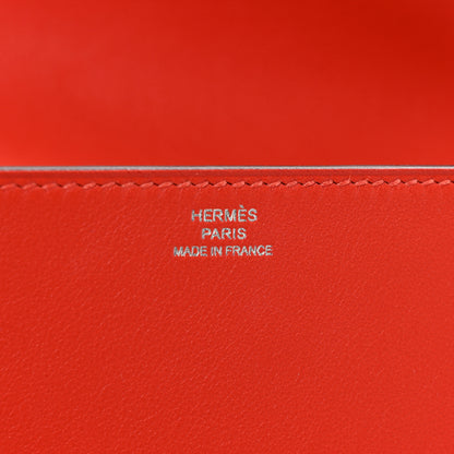 Hermes Swift Medor 23 Clutch Rouge Tomate 6 of 7
