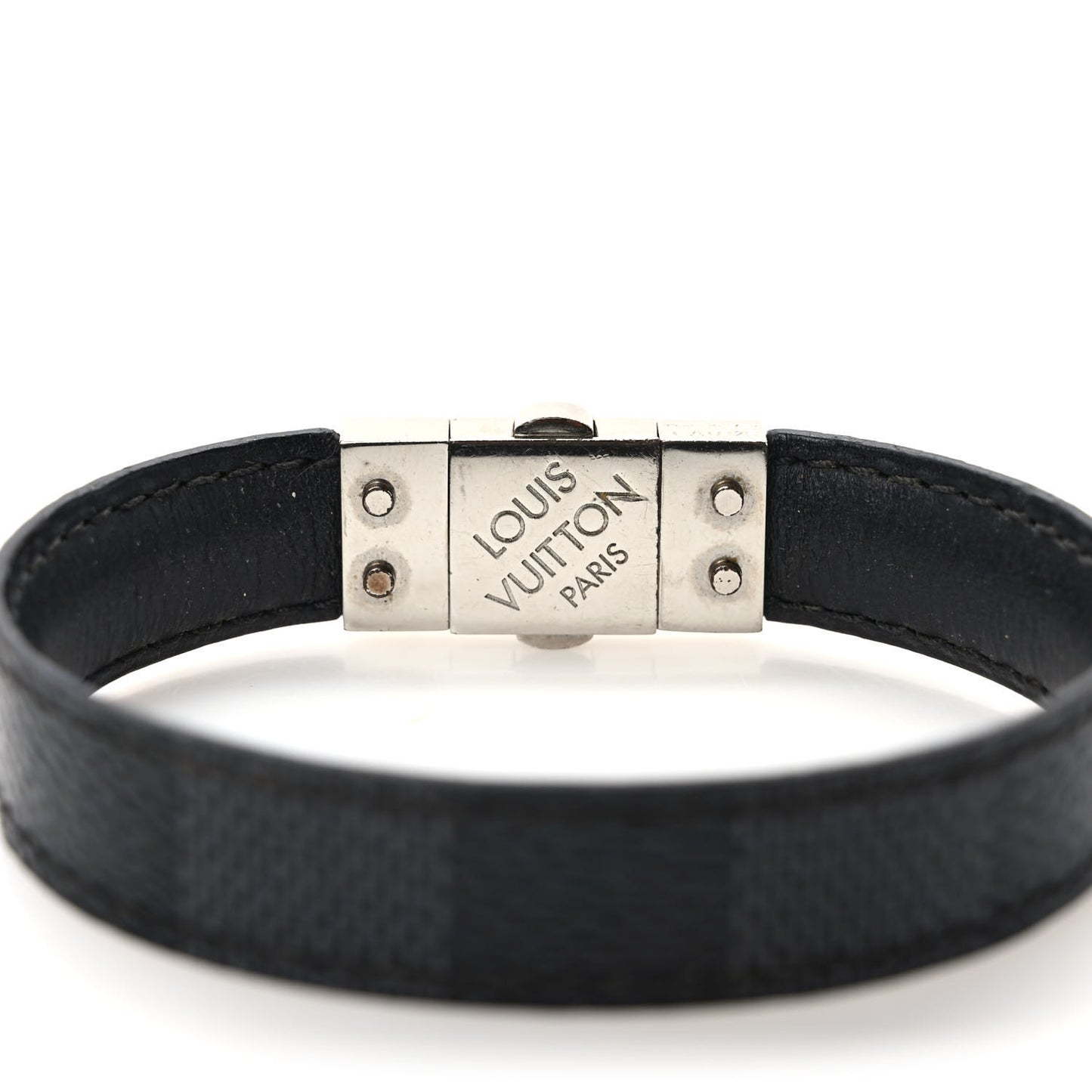 Damier Graphite Check It Reversible Bracelet 21