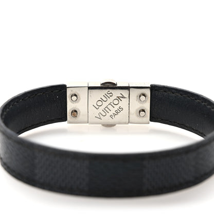 Louis Vuitton Damier Graphite Check It Reversible Bracelet 21 4 of 6
