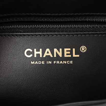 Chanel Shiny Aged Calfskin Quilted Nano Kelly Shopper Black 6 of 10