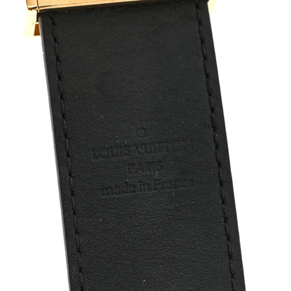 Louis Vuitton Damier Ebene LV Paris Buckle Belt 85 34 85 34 3 of 4