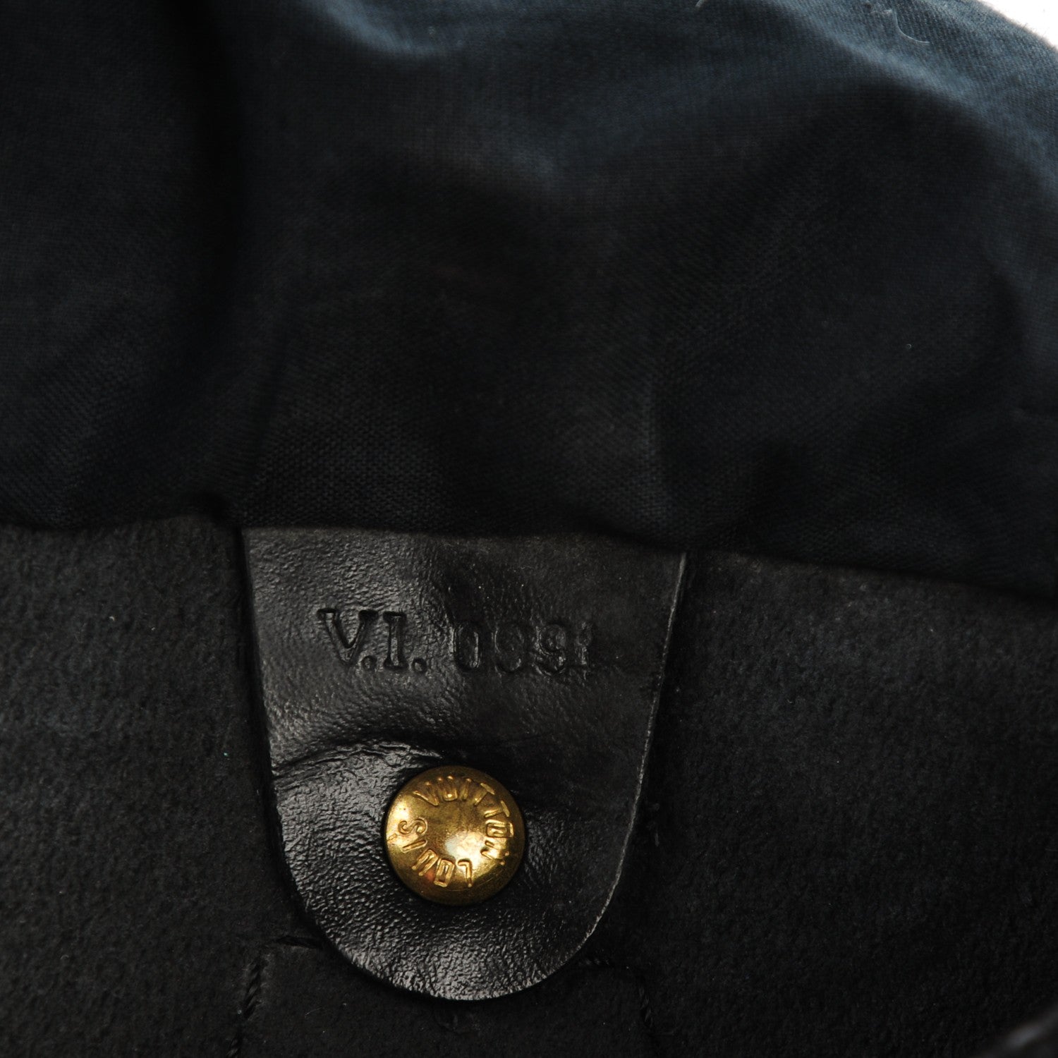 Louis Vuitton Epi Speedy 25 Black 7 of 7