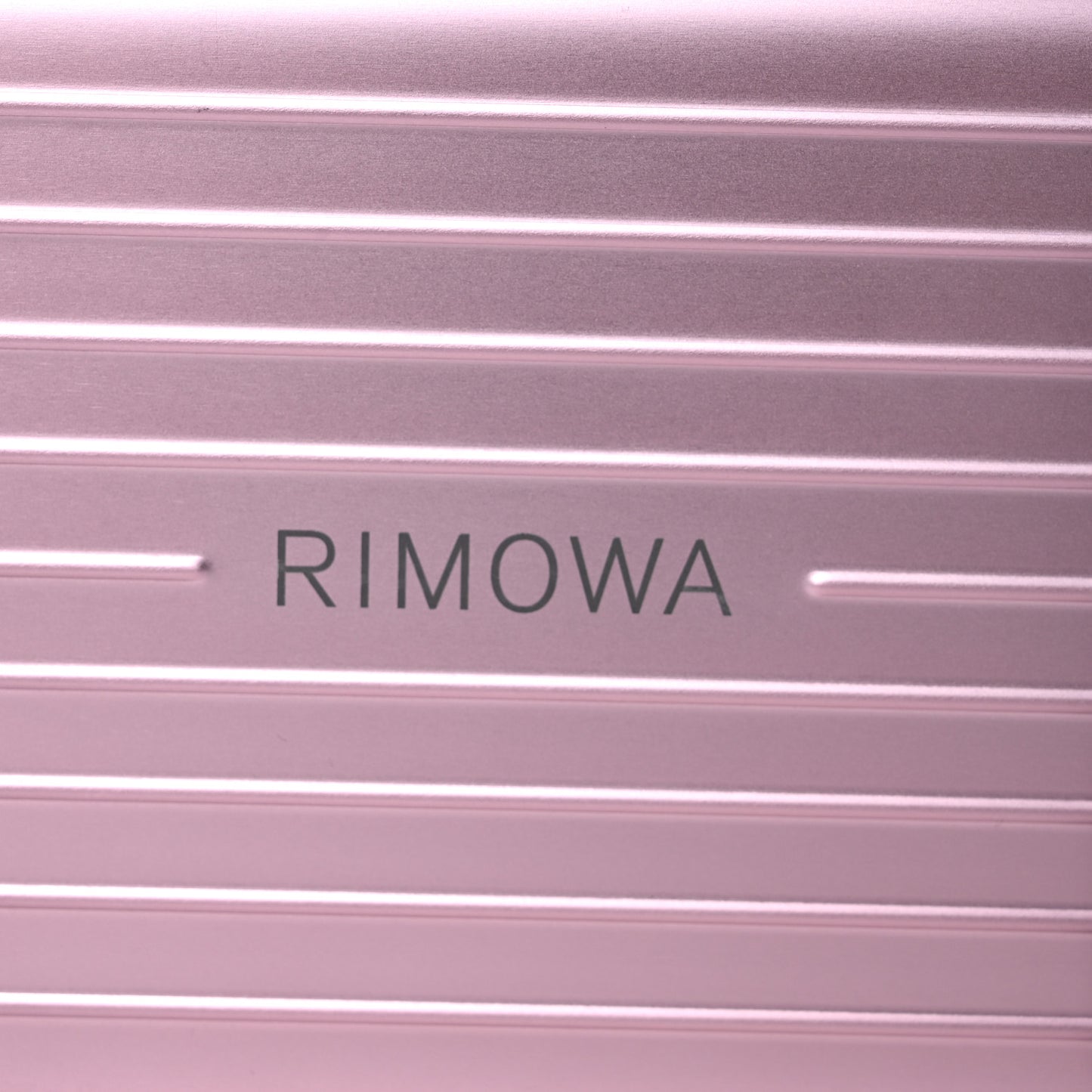 X RIMOWA Aluminum Personal Clutch On Strap Rose
