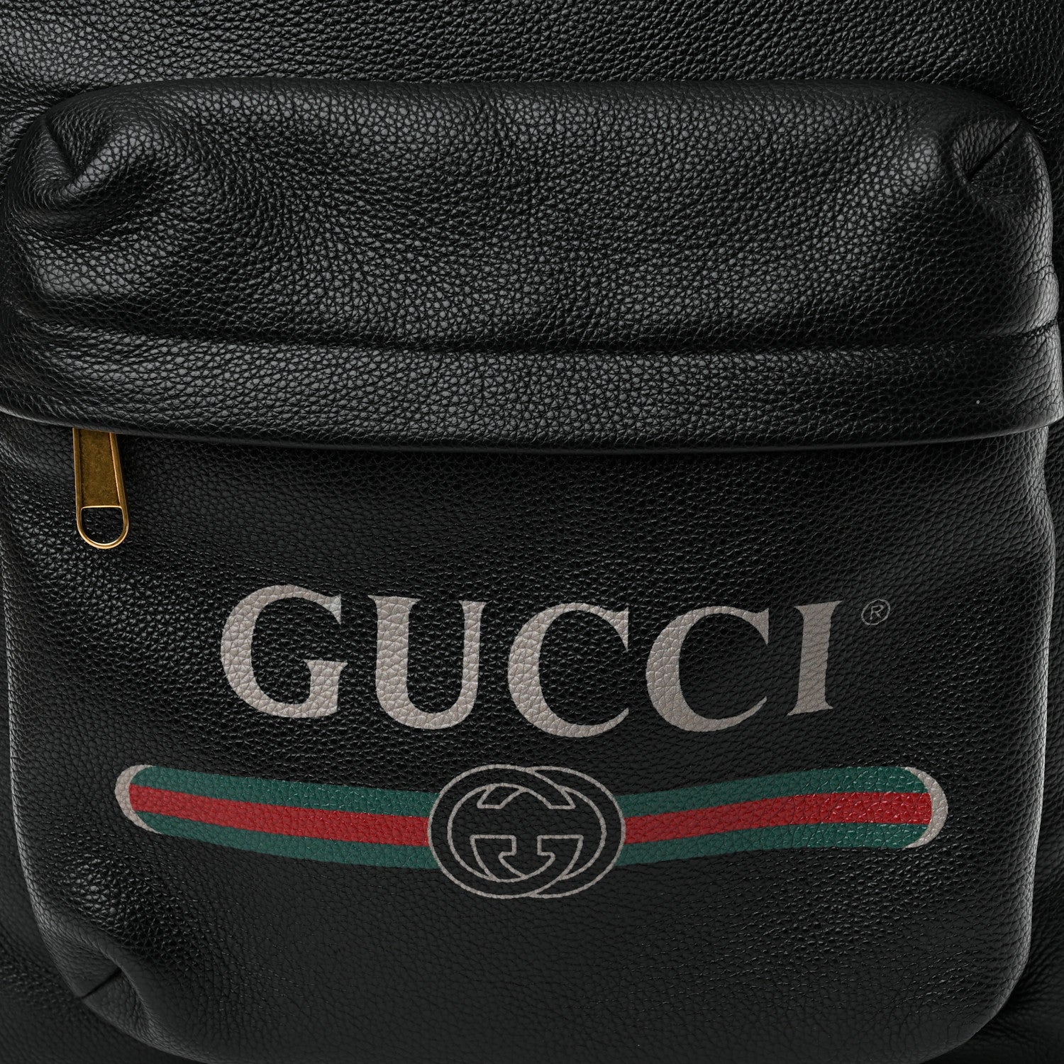 Gucci Calfskin Logo Day Backpack Black 8 of 10
