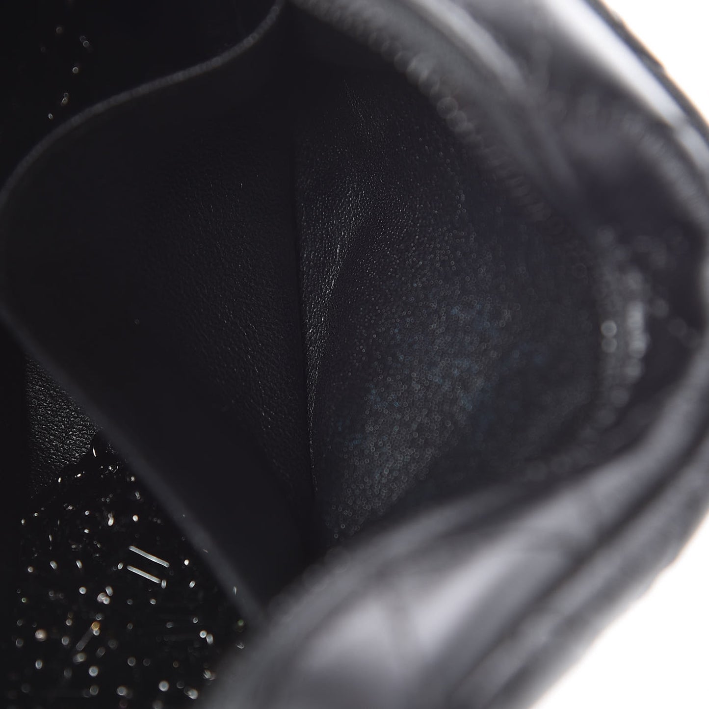 Aged Calfskin Quilted Mini Reissue Camera Case So Black
