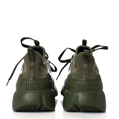 Christian Dior Neoprene Rubber Womens D-Connect Sneakers 38 Kaki 5 of 10